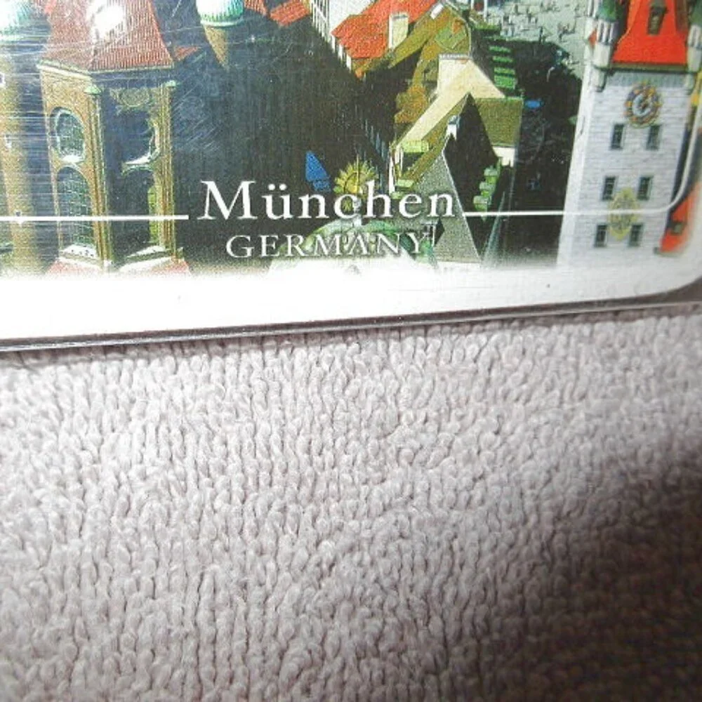 Germany Souvenir Drink Coasters Set Of 6 Munchen Berlin Rhein Scenic Places NEW